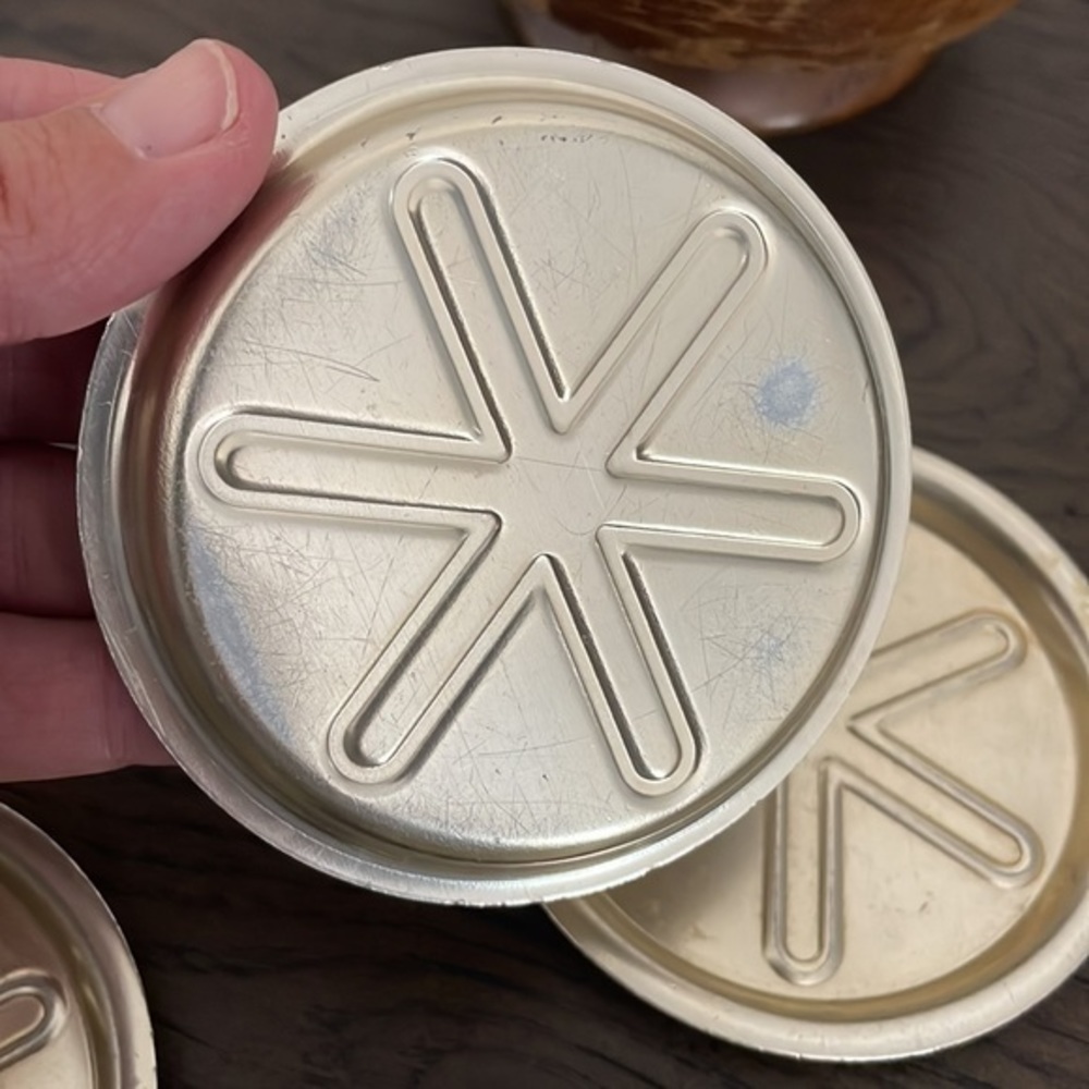 Solid American Walnut Coaster Set- Vintage‎ - Picture 9 of 10
